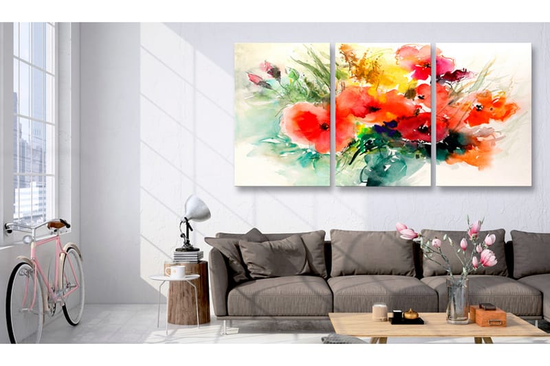 TAVLA Watercolor Bouquet 60x30, Artgeist sp. z o. o.