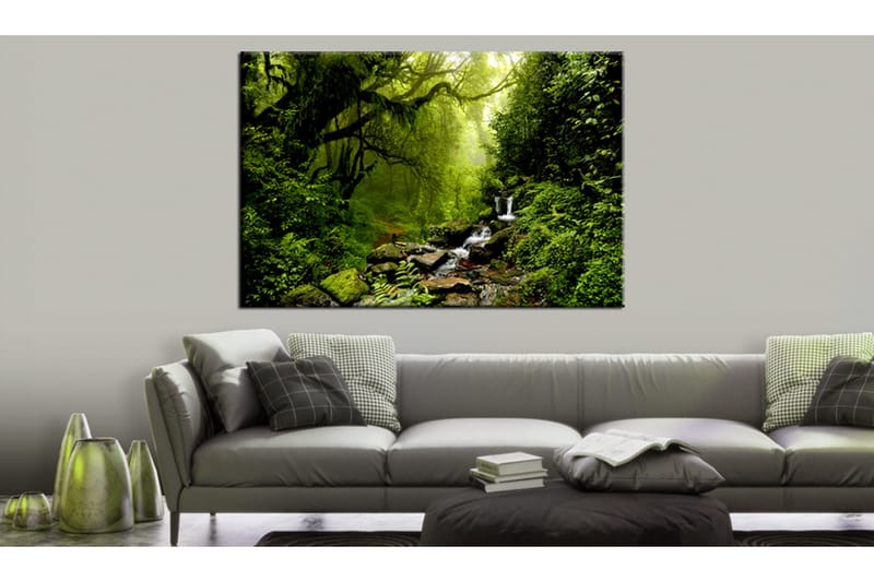 TAVLA Waterfall in the Forest 120x80, Artgeist sp. z o. o.
