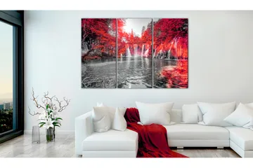 Tavla Waterfalls Of Ruby Forest 90x60 - Artgeist sp. z o. o. - Inredning & dekor - Tavlor & konst - Canvastavla