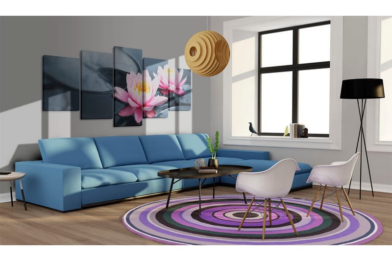 Tavla Waterlily Dream 200x100 - Artgeist sp. z o. o. - Inredning & dekor - Tavlor & konst - Canvastavla