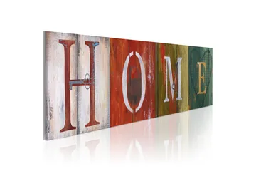 Tavla Welcome home! 120x40 - Artgeist sp. z o. o. - Inredning & dekor - Tavlor & konst - Canvastavla