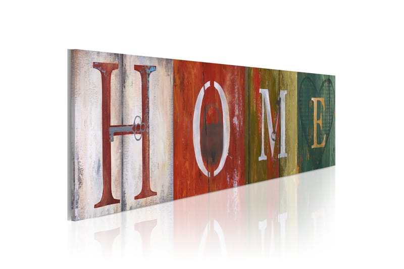 Tavla Welcome home! 135x45 - Artgeist sp. z o. o. - Inredning & dekor - Tavlor & konst - Canvastavla