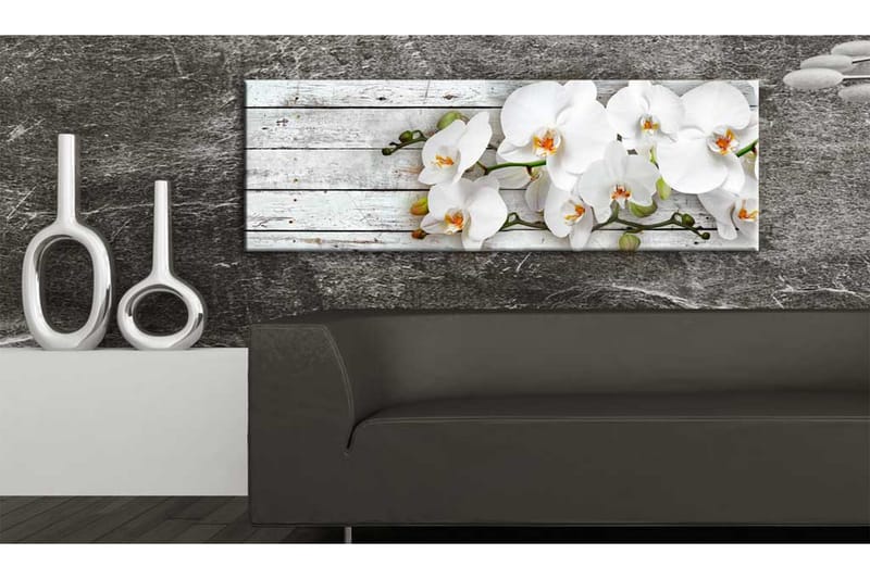 Tavla White Dreams 135X45 Grå|Vit - Artgeist sp. z o. o. - Inredning & dekor - Tavlor & konst - Canvastavla