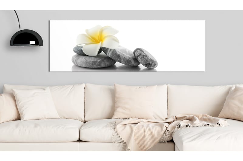 Tavla White Lotus 135x45 - Artgeist sp. z o. o. - Inredning & dekor - Tavlor & konst - Canvastavla