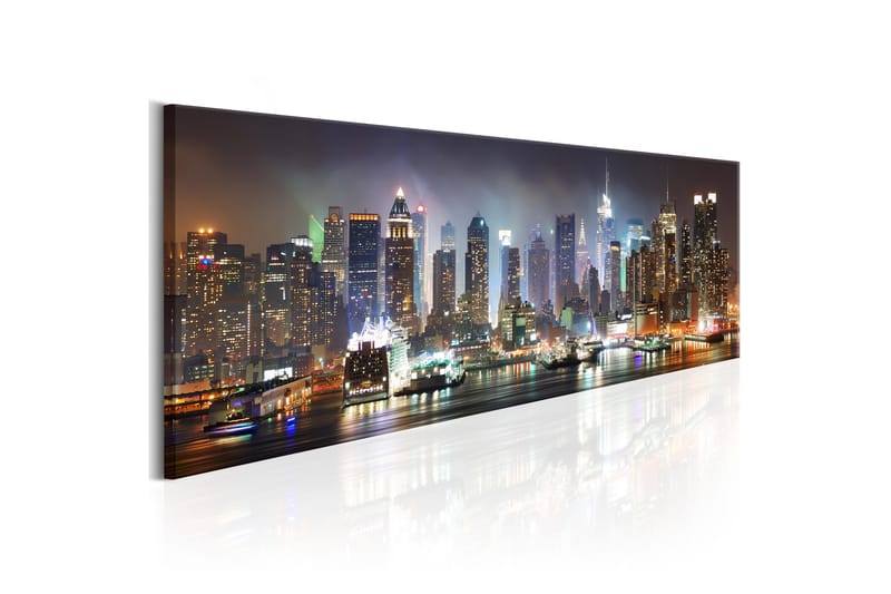Tavla White Reflections In New York 120x40, Artgeist sp. z o. o.