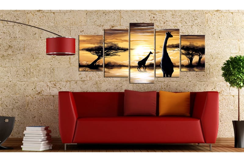 Tavla Wild Africa 200x100 - Artgeist sp. z o. o. - Inredning & dekor - Tavlor & konst - Canvastavla