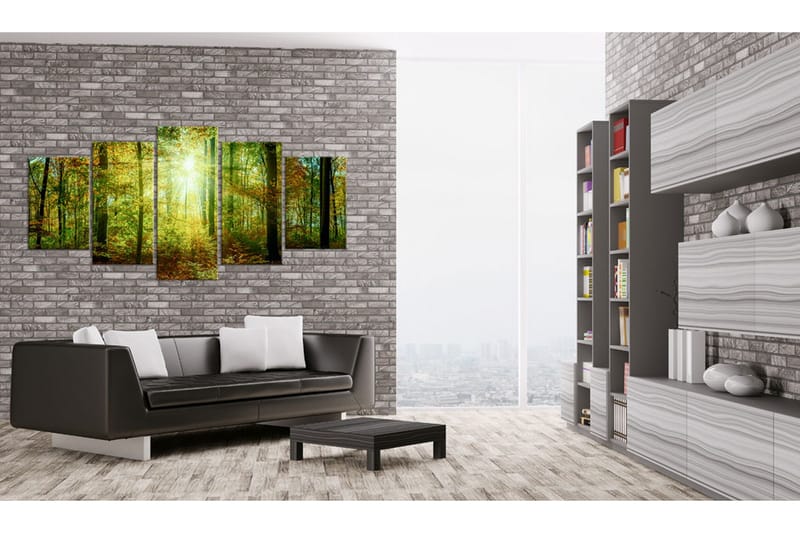 Tavla Wild Forest 100x50 - Artgeist sp. z o. o. - Inredning & dekor - Tavlor & konst - Canvastavla