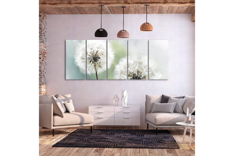 Tavla Windless Morning 5 Parts Narrow 225x90 - Artgeist sp. z o. o. - Inredning & dekor - Tavlor & konst - Canvastavla