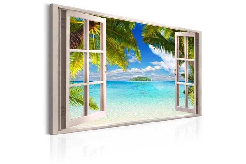 TAVLA Window: Sea View 120x80 - Artgeist sp. z o. o. - Inredning & dekor - Tavlor & konst - Canvastavla