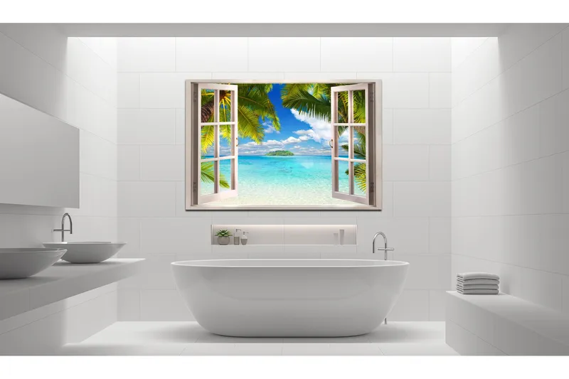 Tavla Window: Sea View 120x80 - Artgeist sp. z o. o. - Inredning & dekor - Tavlor & konst - Canvastavla
