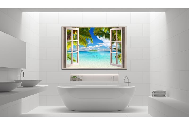 TAVLA Window: Sea View 120x80 - Artgeist sp. z o. o. - Inredning & dekor - Tavlor & konst - Canvastavla