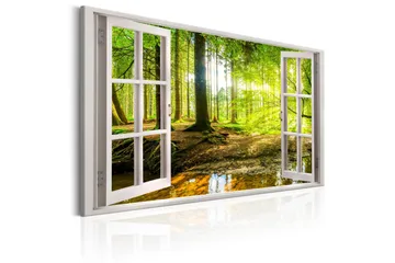 Tavla Window: View on Forest 90x60 - Artgeist sp. z o. o. - Inredning & dekor - Tavlor & konst - Canvastavla