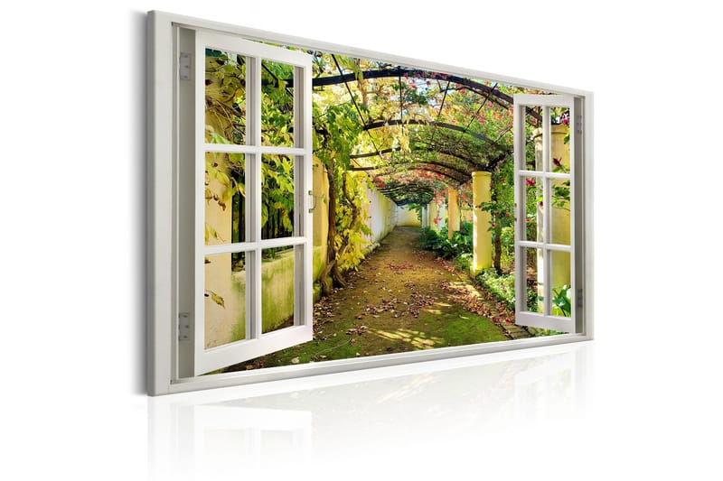 Tavla Window: View on Pergola 90x60 - Artgeist sp. z o. o. - Inredning & dekor - Tavlor & konst - Canvastavla