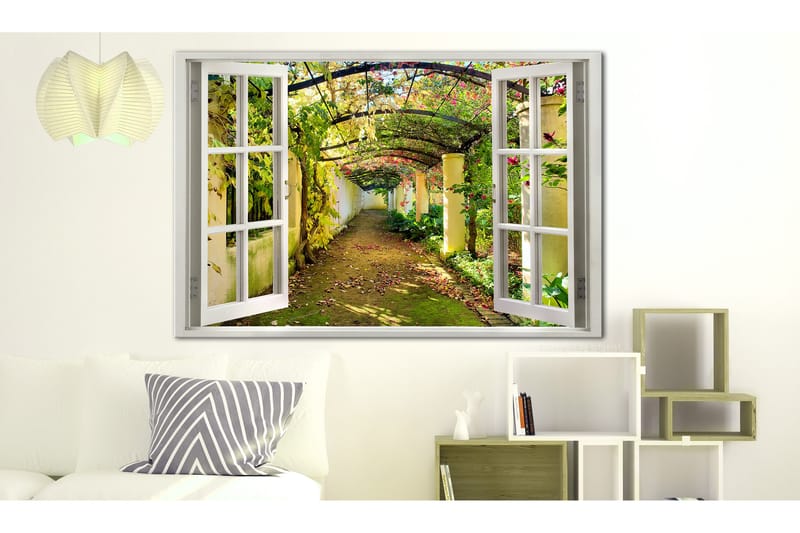 TAVLA Window: View on Pergola 120x80, Artgeist sp. z o. o.