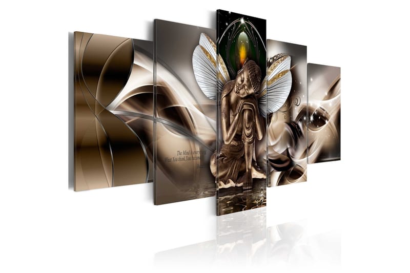 Tavla Winged Buddha 100x50, Artgeist sp. z o. o.