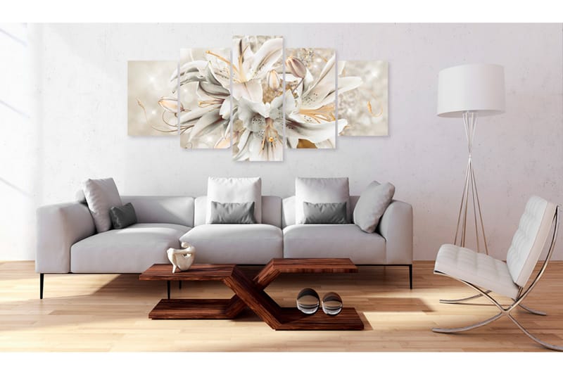 Tavla Winter Bunch 100X50 Vit|Beige - Artgeist sp. z o. o. - Inredning & dekor - Tavlor & konst - Canvastavla