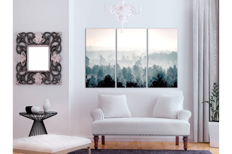 Tavla Winter Forest 3 Parts 120x80 - Artgeist sp. z o. o. - Inredning & dekor - Tavlor & konst - Canvastavla