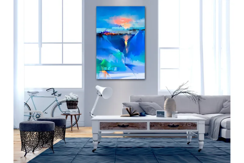 Tavla Winter Landscape (1 Part) Vertical 80x120, Artgeist sp. z o. o.