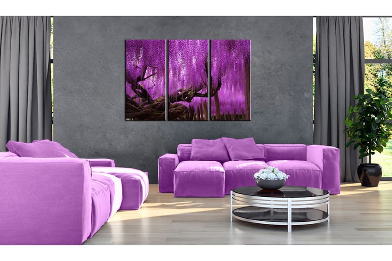 Tavla Wisteria 60X40 Lila - Artgeist sp. z o. o. - Inredning & dekor - Tavlor & konst - Canvastavla