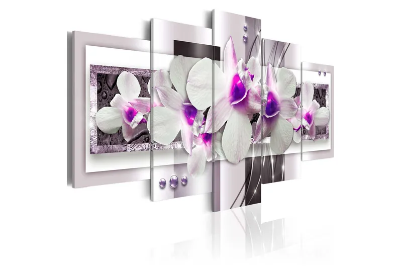 Tavla With Violet Accent 100x50, Artgeist sp. z o. o.