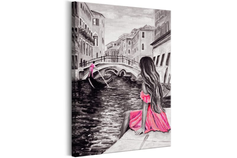 Tavla Woman in Venice (1 Part) Vertical 80x120 - Artgeist sp. z o. o. - Inredning & dekor - Tavlor & konst - Canvastavla