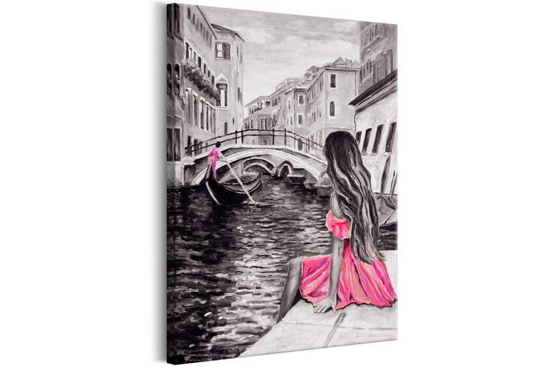 TAVLA Woman in Venice (1 Part) Vertical 60x90 - Artgeist sp. z o. o. - Canvastavla