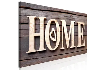 Tavla Wooden Home (1 Part) Narrow 135x45 - Inredning & dekor - Tavlor & konst - Canvastavla
