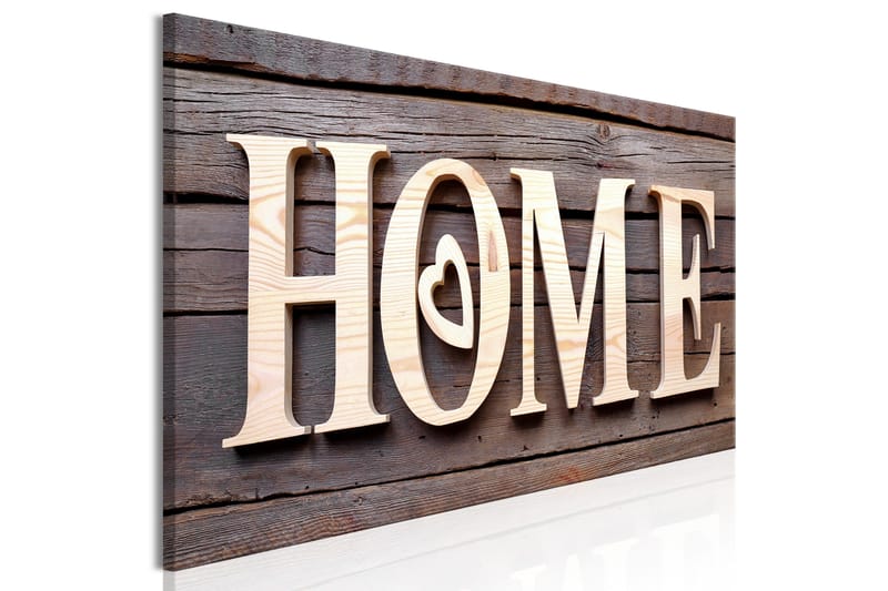 Tavla Wooden Home (1 Part) Narrow 135x45 - Inredning & dekor - Tavlor & konst - Canvastavla