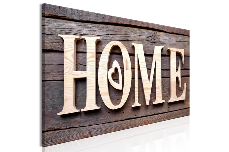 TAVLA Wooden Home (1 Part) Narrow 120x40 - Artgeist sp. z o. o. - Inredning & dekor - Tavlor & konst - Canvastavla