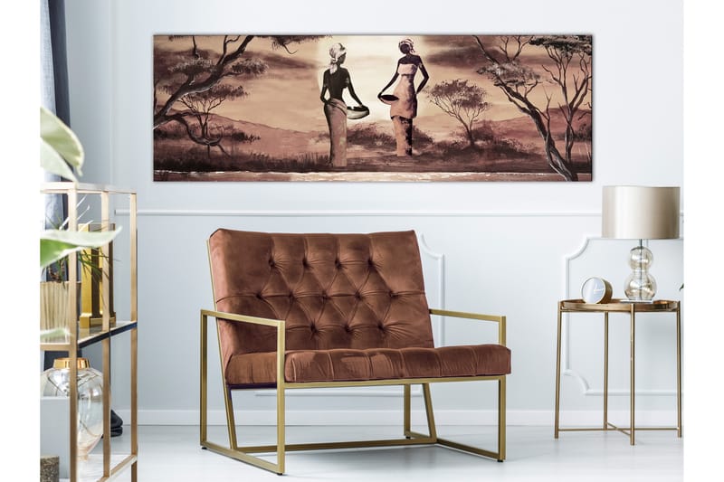 TAVLA Working Women (1 Part) Narrow 120x40, Artgeist sp. z o. o.