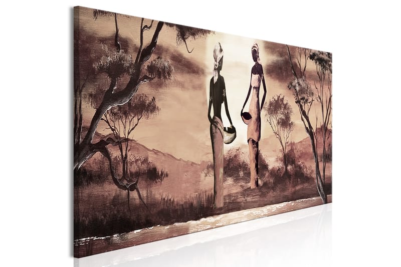 TAVLA Working Women (1 Part) Narrow 120x40 - Artgeist sp. z o. o. - Inredning & dekor - Tavlor & konst - Canvastavla