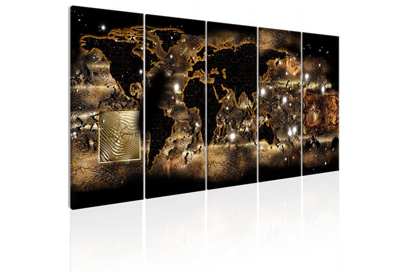Tavla World At Night 200x80 - Artgeist sp. z o. o. - Inredning & dekor - Tavlor & konst - Canvastavla