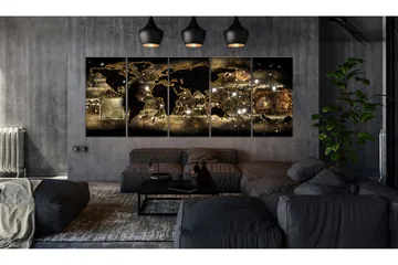 Tavla World At Night 200x80 - Artgeist sp. z o. o. - Inredning & dekor - Tavlor & konst - Canvastavla