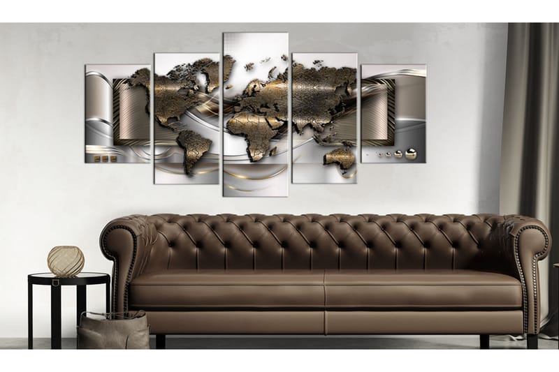Tavla World Breeze 100X50 Grå|Brun - Artgeist sp. z o. o. - Inredning & dekor - Tavlor & konst - Canvastavla