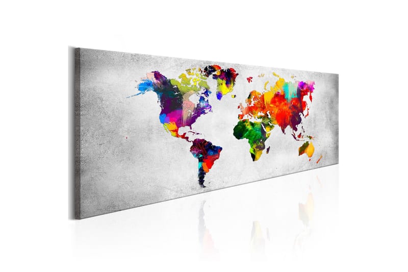 Tavla World Map: Coloured Revolution 135x45