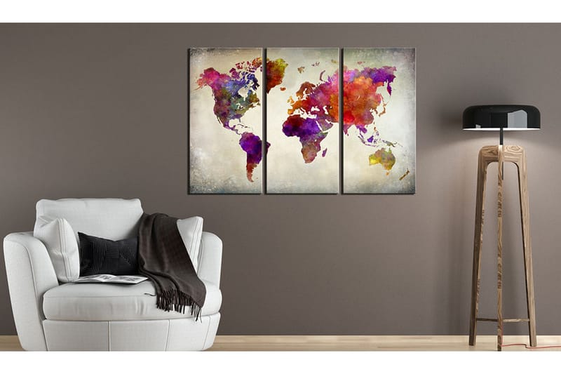 Tavla World Mosaic Of Colours 90x60 - Artgeist sp. z o. o. - Inredning & dekor - Tavlor & konst - Canvastavla