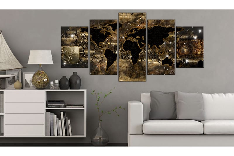 Tavla World Of Bronze 200x100 - Artgeist sp. z o. o. - Inredning & dekor - Tavlor & konst - Canvastavla