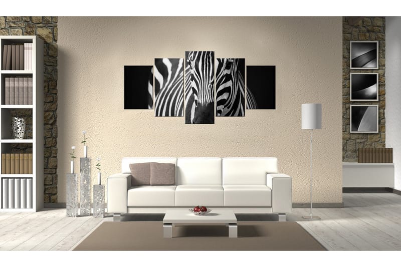 Tavla Zebra Look 200x100 - Artgeist sp. z o. o. - Inredning & dekor - Tavlor & konst - Canvastavla