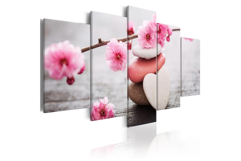 Tavla Zen Cherry Blossoms Iii 100X50 Rosa|Vit - Artgeist sp. z o. o. - Inredning & dekor - Tavlor & konst - Canvastavla