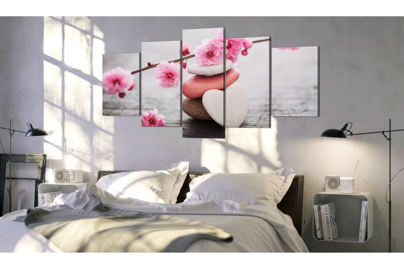 Tavla Zen Cherry Blossoms Iii 100X50 Rosa|Vit - Artgeist sp. z o. o. - Inredning & dekor - Tavlor & konst - Canvastavla