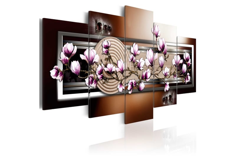 Tavla Zen Garden And Magnolia 100x50, Artgeist sp. z o. o.