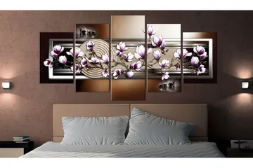 Tavla Zen Garden And Magnolia 200x100 - Artgeist sp. z o. o. - Inredning & dekor - Tavlor & konst - Canvastavla