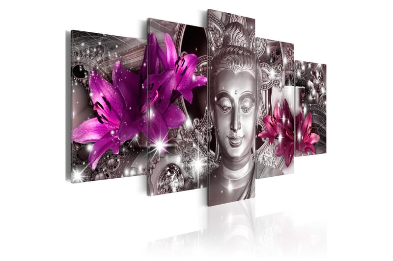 Tavla Zen Of Glitter 100X50 Lila, Artgeist sp. z o. o.