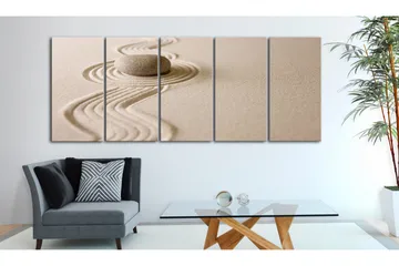 Tavla Zen Sand And Stone 225x90 - Artgeist sp. z o. o. - Inredning & dekor - Tavlor & konst - Canvastavla