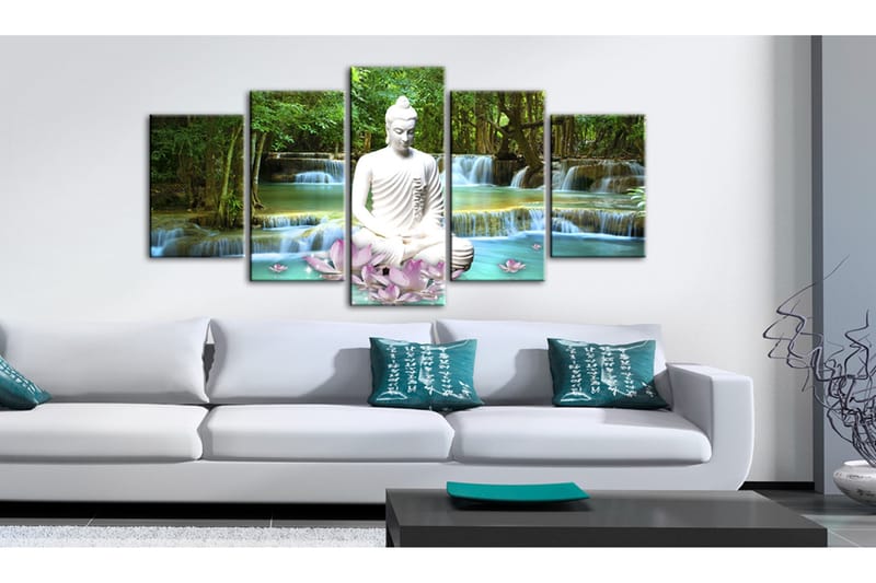 Tavla Zen Waterfall 100x50 - Artgeist sp. z o. o. - Inredning & dekor - Tavlor & konst - Canvastavla