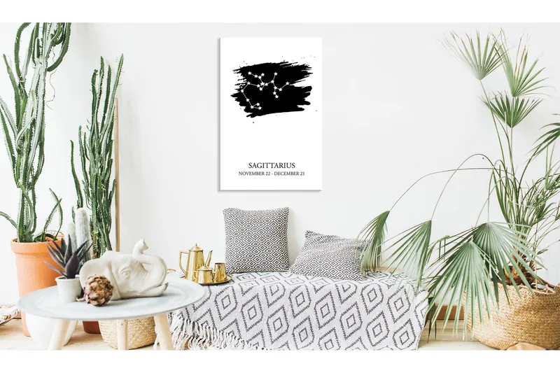 Tavla Zodiac Signs: Sagittarius (1 Part) Vertical 60x90 - Artgeist sp. z o. o. - Inredning & dekor - Tavlor & konst - Canvastavla