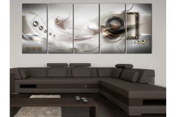 Tavla Pearly Mist 5 Parts Narrow 200x80 - Artgeist sp. z o. o. - Inredning & dekor - Tavlor & konst - Canvastavla
