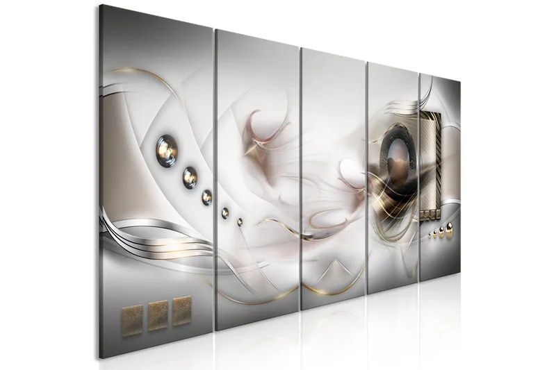 Tavla Pearly Mist 5 Parts Narrow 200x80, Artgeist sp. z o. o.