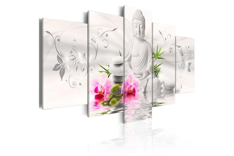 Tavla Pearl Buddha 100X50 Vit, Artgeist sp. z o. o.