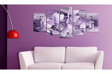 Tavla Purple Wave 100x50 - Artgeist sp. z o. o. - Inredning & dekor - Tavlor & konst - Canvastavla